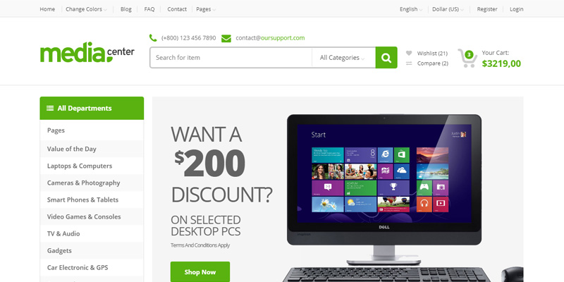 E-commerce website designed by Webinfolink