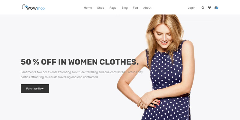 E-commerce website designed by Webinfolink