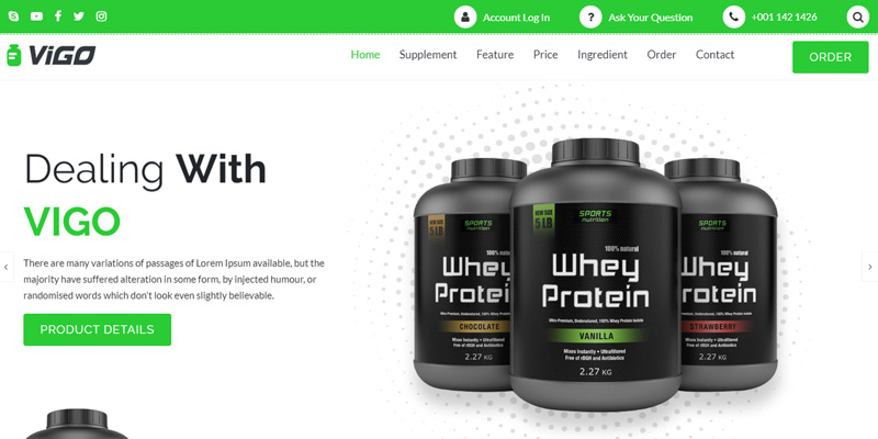 Healthcare website designed by Webinfolink