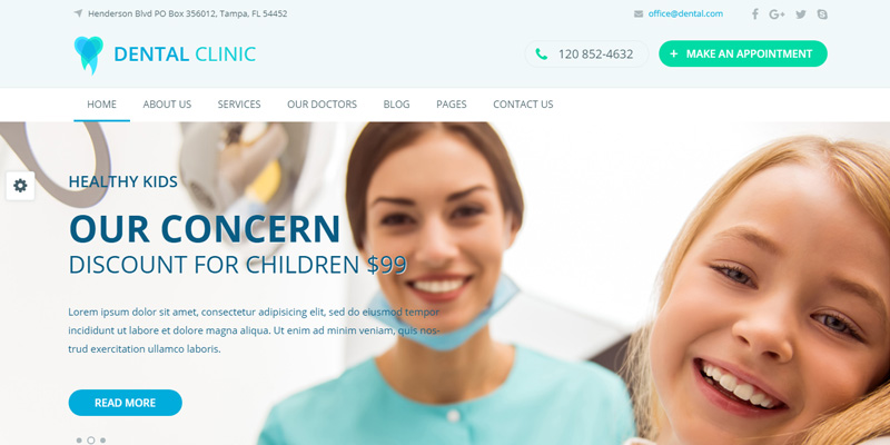 Medical website designed by Webinfolink
