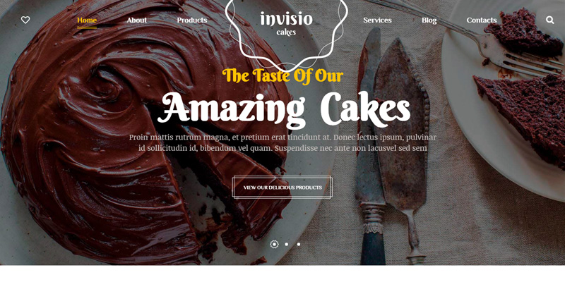 Restaurants website designed by Webinfolink
